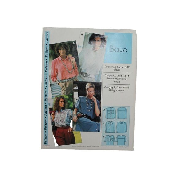 Sewing Step By Step Pattern Blouse Uncut Sizes 4-22  Vintage - Picture 1 of 1